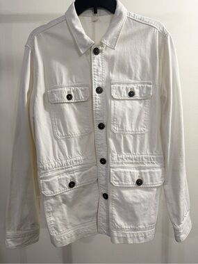 Ted Baker White Utility-Style Jean Jacket